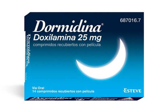 Dormidina 25 Mg 14 Comprimidos