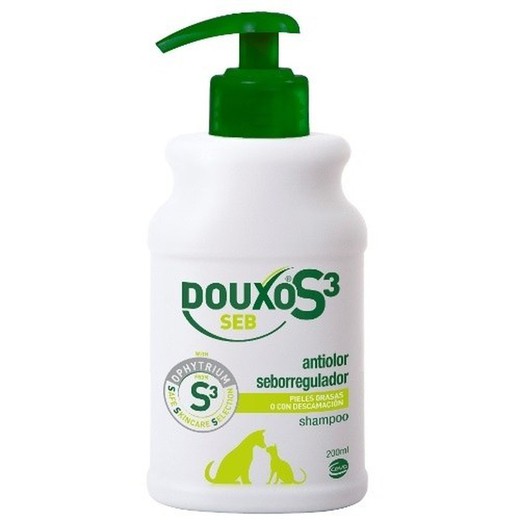 Douxo S3 SEB Champú para perros y gatos 200 ml