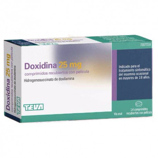 Doxidina 25 Mg 14 Comprimidos Recubiertos
