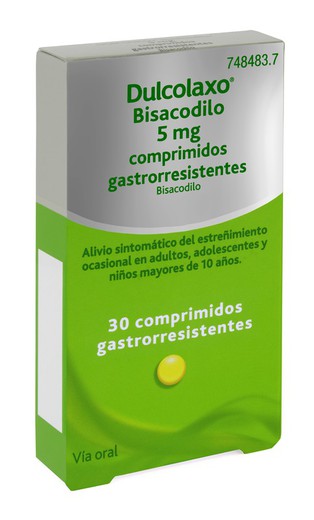 Dulcolaxo Bisacodilo 5 Mg 30 Comprimidos Gastror