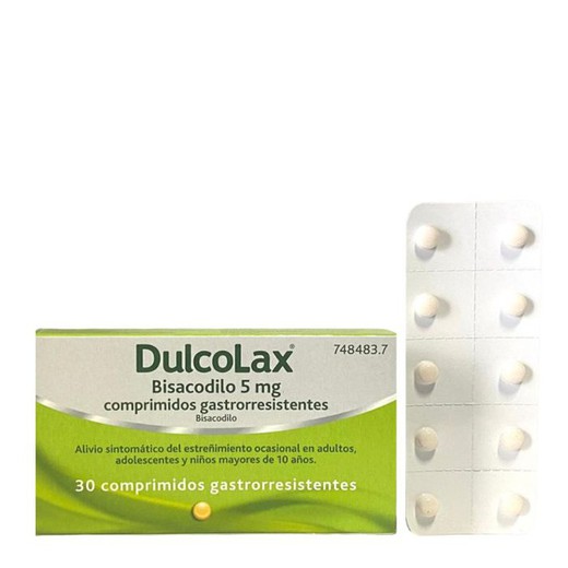 Dulcolaxo Bisacodilo 5 Mg 30 Comprimidos Gastrorresistentes