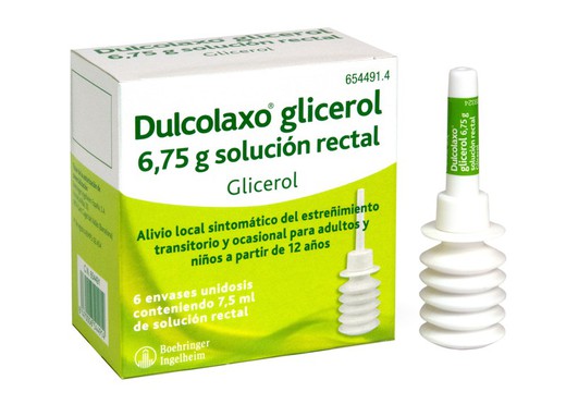 Dulcolaxo Glicerol 6.75 G Solucion Rectal 6 Enem