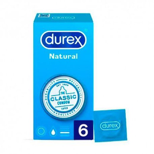 Durex Natural PLus 6 Preservativos