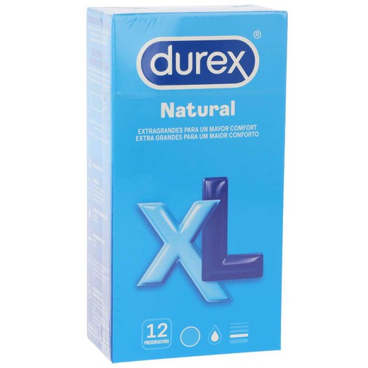 Durex Natural XL 12 Preservativos