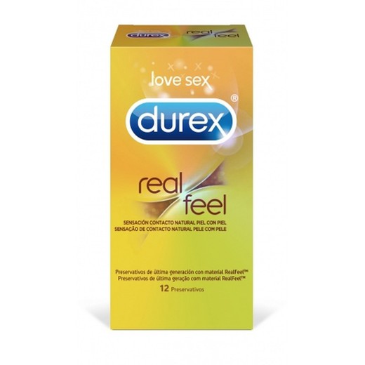 Durex Real Feel Preservativo Sin Latex 12 U