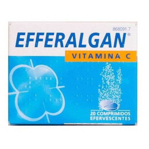 Efferalgan Vitamina C 20 Comprimidos Efervescentes