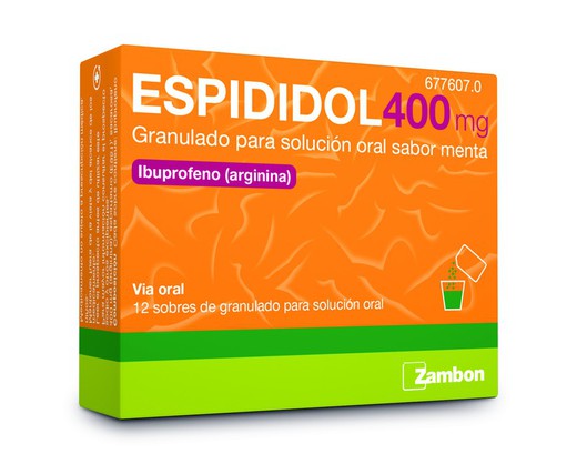 Espididol 400 Mg 12 Sobres Granulado Solucion Or