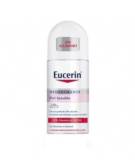 Eucerin Desodorante 48 horas 0% Aluminio Roll-On 50 ml