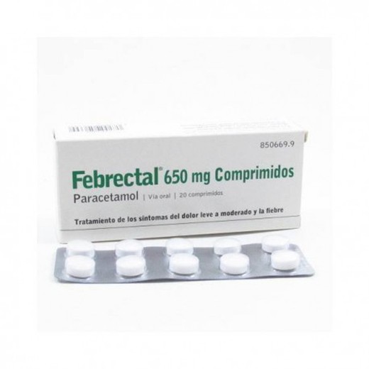 Febrectal 650 Mg 20 Comprimidos