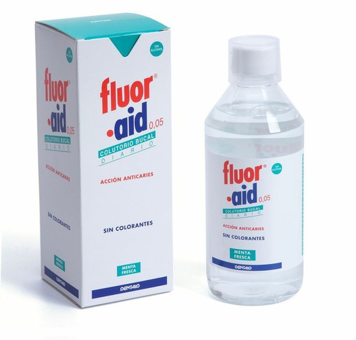 Fluor Aid 0 05 Diario 500 Ml