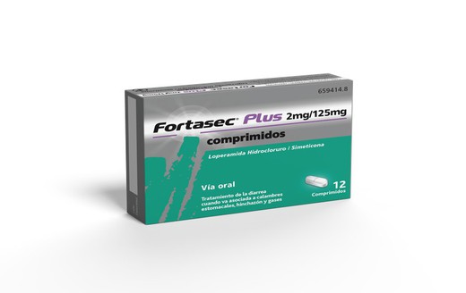 Fortasec Plus 2/125 Mg 12 Comprimidos