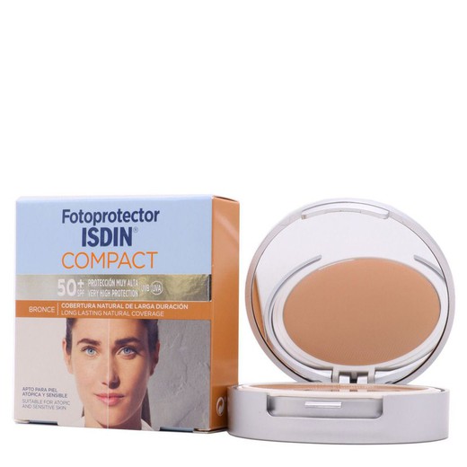 Fotoprotector Isdin Compact SPF50+ Bronce