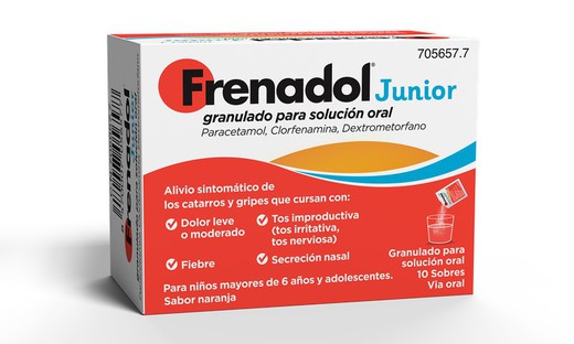 Frenadol Junior 10 Sobres