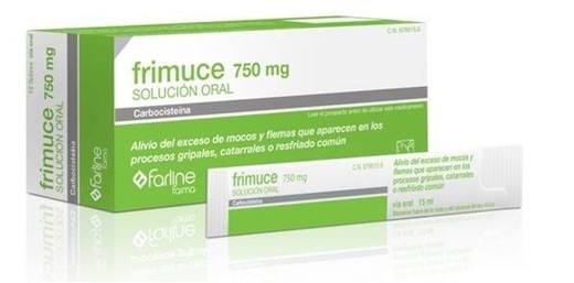 Frimuce 750 Mg 12 Sobres Solucion Oral 15 Ml