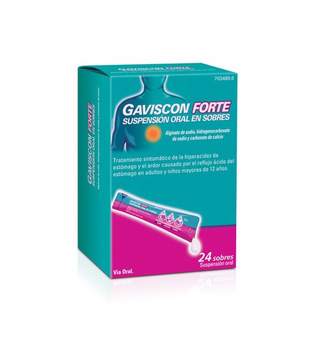 Gaviscon Forte 24 Sobres Suspension Oral 10 Ml