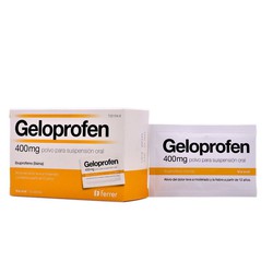 Geloprofen 400 mg Polvo para Suspensión Oral 12 Sobres