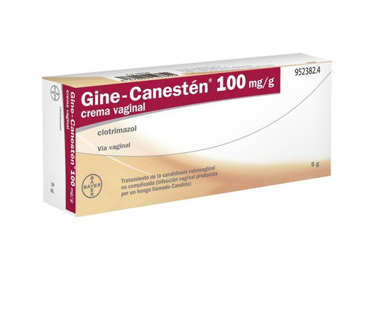 Gine Canesten 100 Mg/G Crema Vaginal 5 G