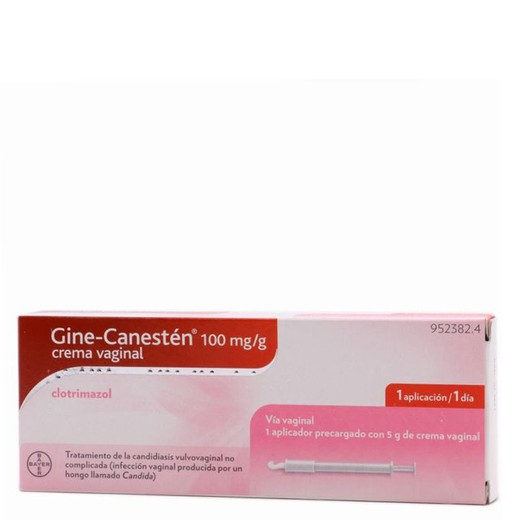 Gine Canesten 100 Mg/G Crema Vaginal 5 G