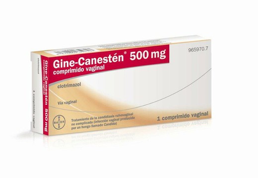 Gine Canesten 500 Mg 1 Comprimido Vaginal