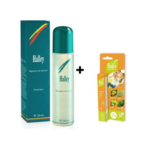 Halley Repelente de Insectos 250 ml + Halley Picbalsam roll-on 12 ml