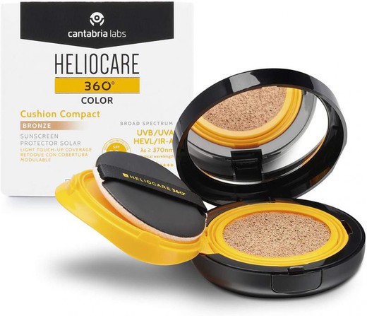 Heliocare 360º Cushion Compact Color Bronze SPF 50+ 15 g