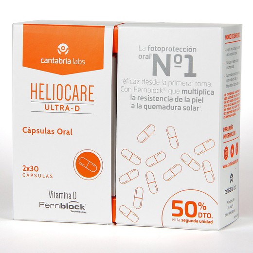 Heliocare Ultra-D Duplo 2x30 cápsulas