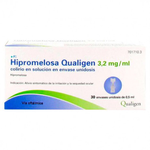 Hipromelosa Qualigen 3.2 Mg/Ml Colirio 30 Monodosis