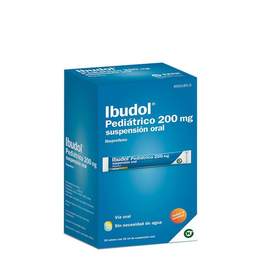 Ibudol Pediatrico 200 Mg 20 Sobres Suspension Oral