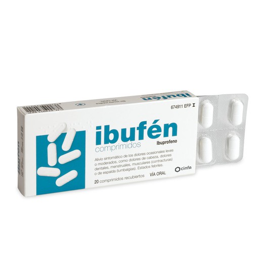Ibufen 400 Mg 20 Comprimidos Recubiertos