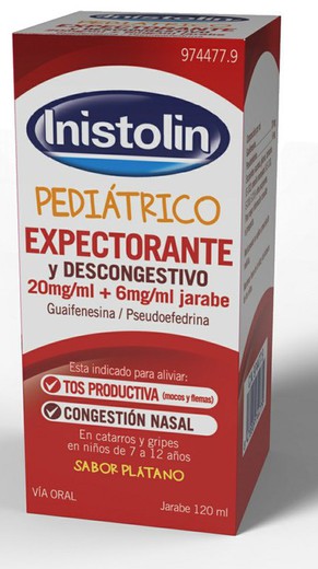 Inistolin Pediatrico Expectorante Descongestivo