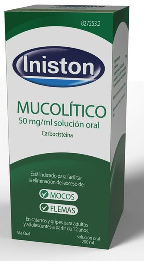 Iniston Mucolitico 50 Mg/Ml Solucion Oral 200 Ml