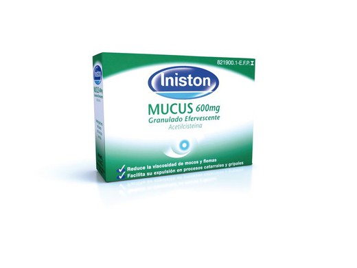 Iniston Mucus 600 Mg 10 Sobres Efervescentes