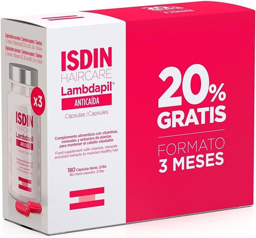 Isdin Lambdapil Anticaída 180 Cápsulas