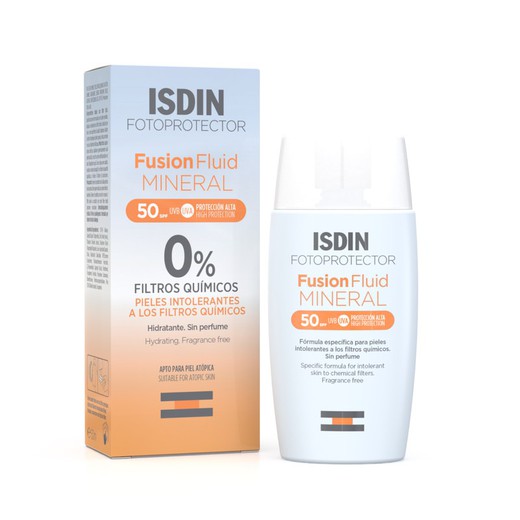 Isdin Fusion Fluid Mineral Fotoprotector SPF 50 50 ml