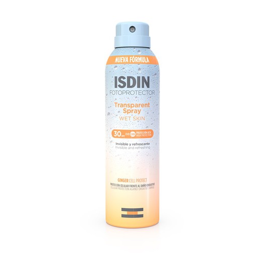 Isdin Transparent Spray Wet Skin Fotoprotector SPF 30 250 ml