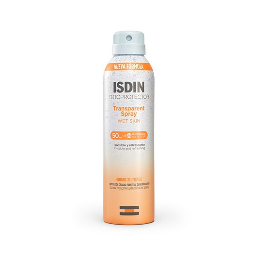 Isdin Transparent Spray Wet Skin Fotoprotector SPF 50 250 ml