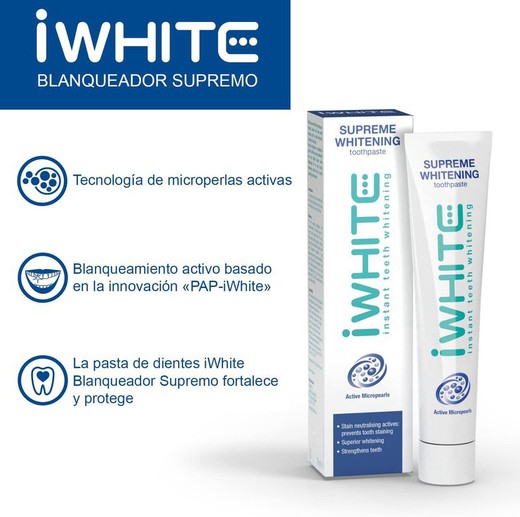 Iwhite Pasta Dental Blanqueador Supremo 75 ml