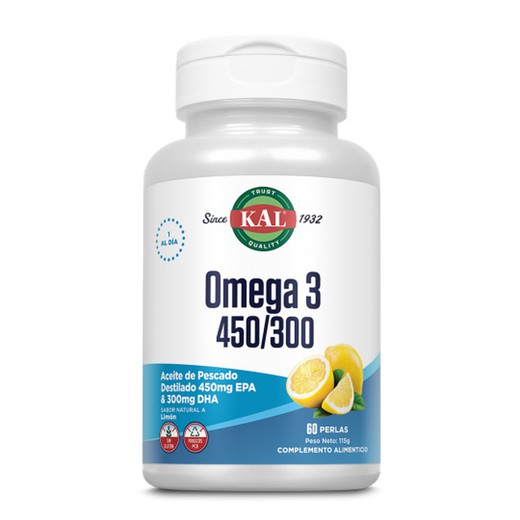 KAL Omega 3 450 EPA / 300 DHA- 60 Perlas