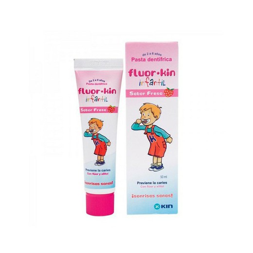 Kin Fluor Infantil Fresa 50 Ml