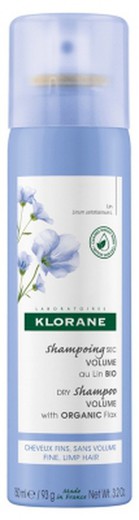 Klorane Champú Seco Volumen al Lino 150 ml