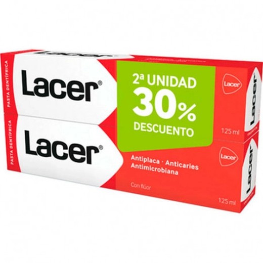 Lacer Pasta Promoción 125 ml x2