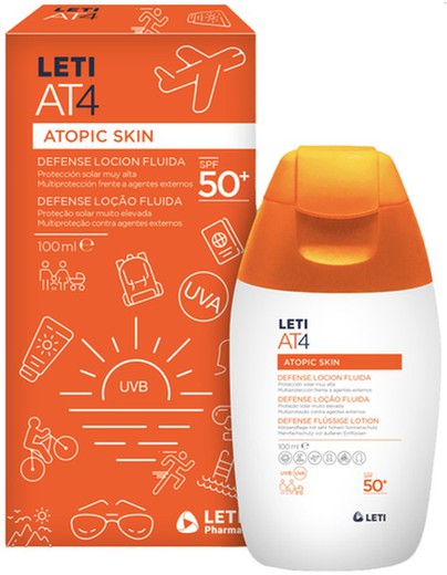 LetiAT4 Defense Locion Fluida SPF50+ 100ml