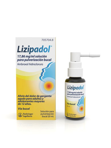 Lizipadol Pulverizacion 17.86 Mg/Ml Solucion