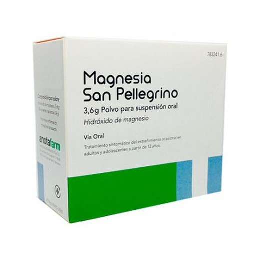 Magnesia San Pellegrino 3.6 G 20 Sobres Polvo Suspensión