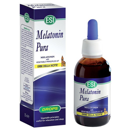 Melatonina Pura Con Erbe Della Notte 1,9 mg Gotas 50 ml