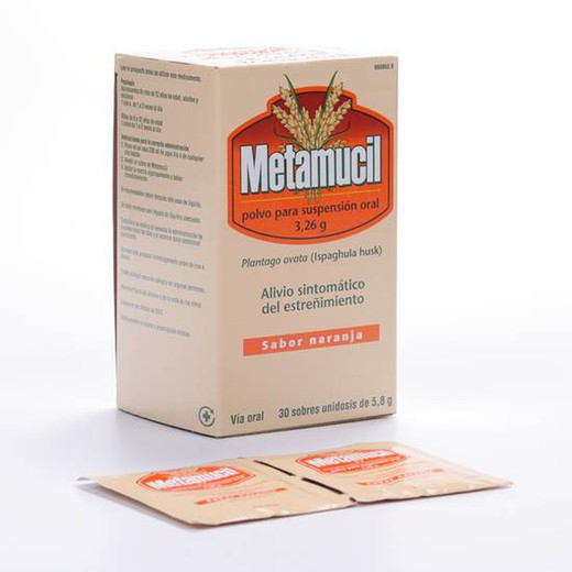 Metamucil 3.26 G 30 Sobres Polvo