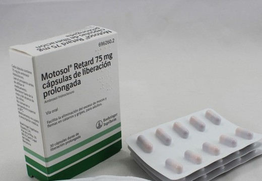 Motosol Retard 75 Mg 30 Capsulas Liberacion Prol