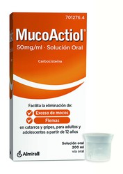 Mucoactiol 50 Mg/Ml Solucion Oral 200 Ml