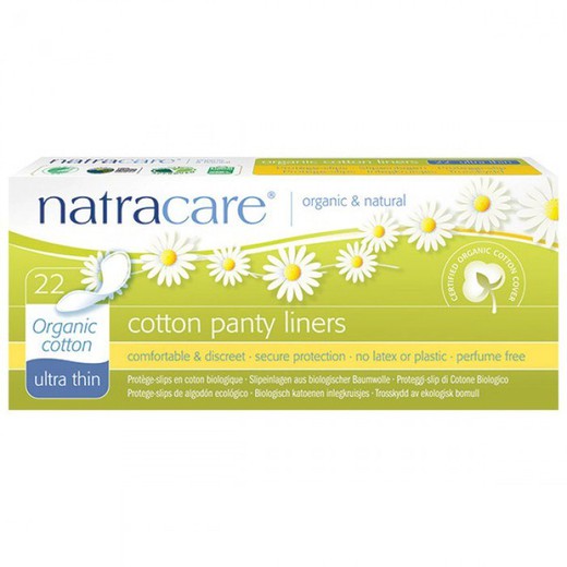 Natracare Protege Slips 100% Alg Ultra Thin 22ud