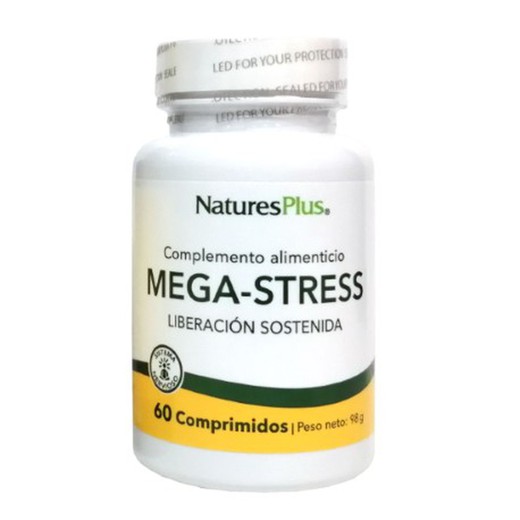 Nature's Plus Mega-Stress 60 comprimidos